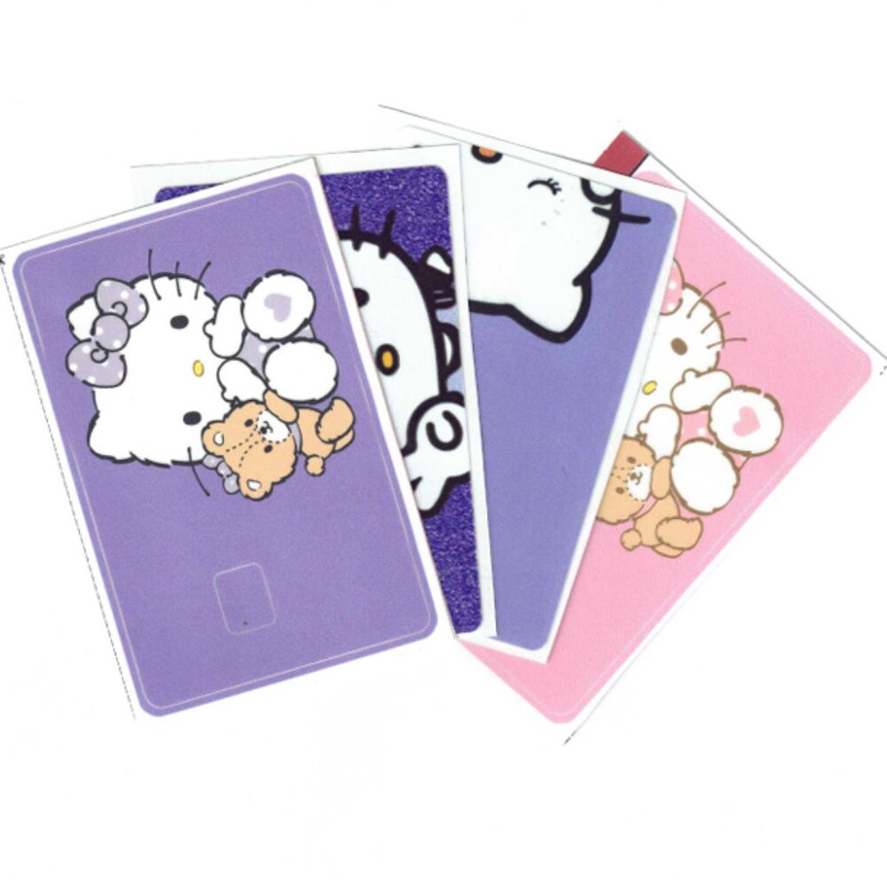 Hello Kitty Theme | Card Skins | Small Chip | 4pc Bundle | HK5